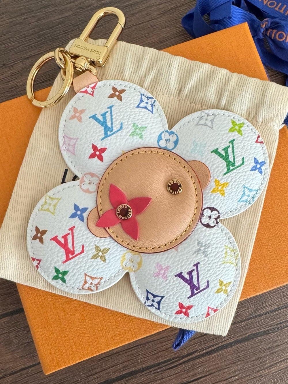 LOUIS VUITTON Limited Edition Murakami Anniversary Vivienne Bag Charm